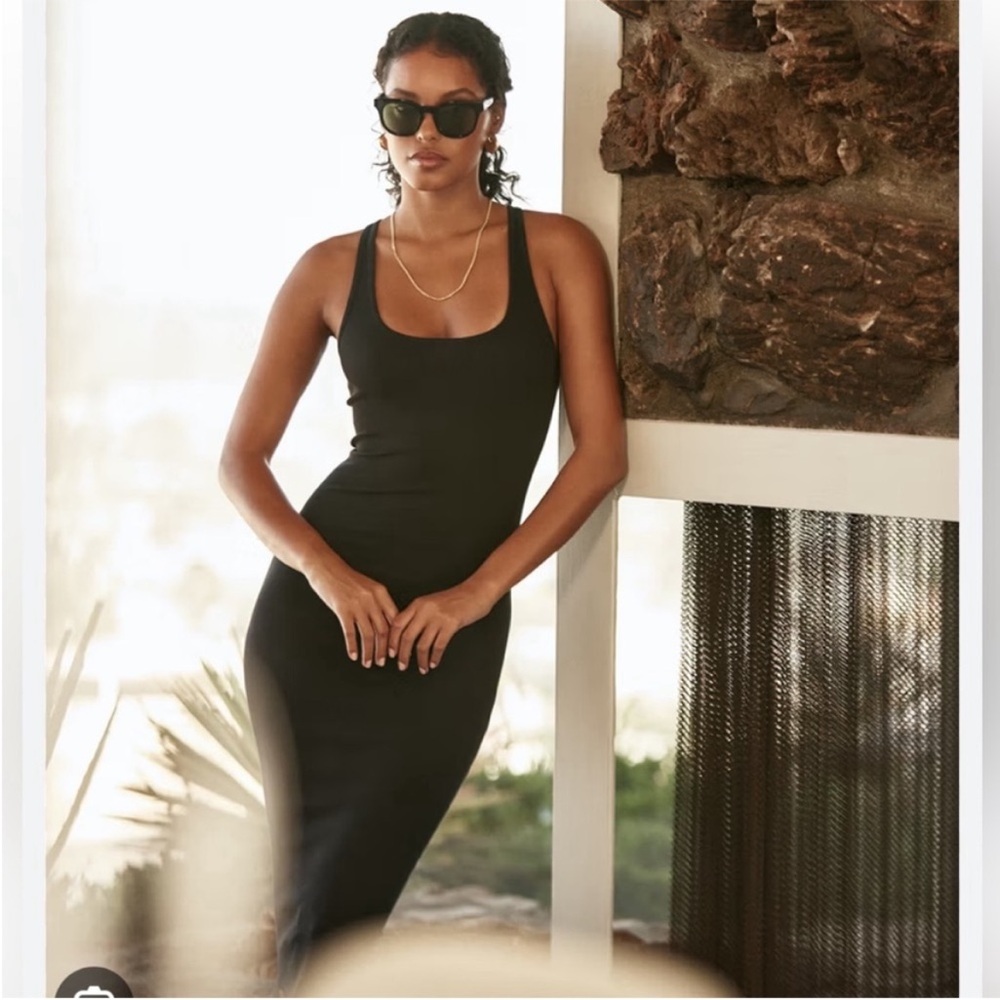 Kith | Anthea Ribbed Midi Dress Brown | M